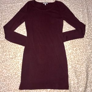 Forever 21 Medium Maroon Body Con Mini Dress